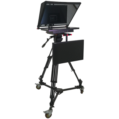 Windows 8 unterstützt TY21G2 Dual Screen Studio Teleprompter mit PTZ Caster Stativ