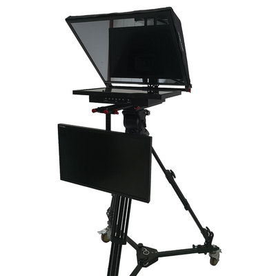Windows 8 unterstützt TY21G2 Dual Screen Studio Teleprompter mit PTZ Caster Stativ
