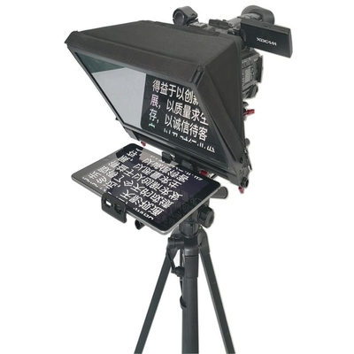 7-13,5 Zoll tragbare drahtlose Fernbedienung Teleprompter Glas für Tablet