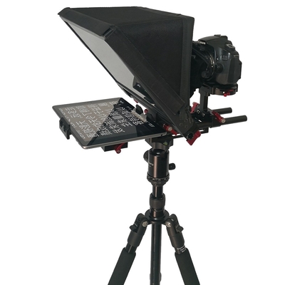 7-13,5 Zoll tragbare drahtlose Fernbedienung Teleprompter Glas für Tablet