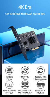 Professionelle SMD-Aufnahmekarte Typ 4K für Live-Aufnahmen und OBS