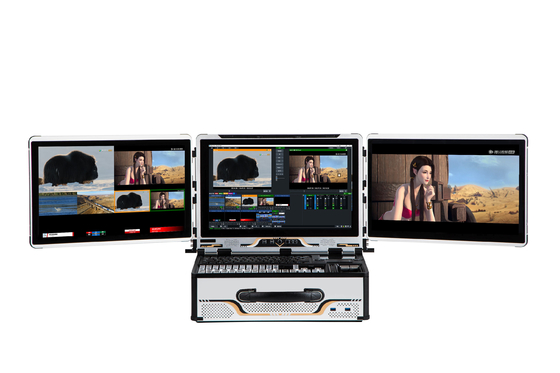 3 Bildschirme Live-Streaming-Übertragung All-in-One-Maschine von TYST mit 17,3&quot; Monitor