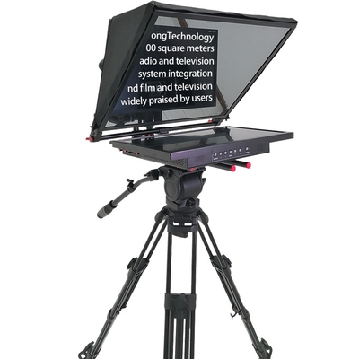 21-Zoll-Studio-Teleprompter mit Tempered Beam Splitter Glas und Schriftart