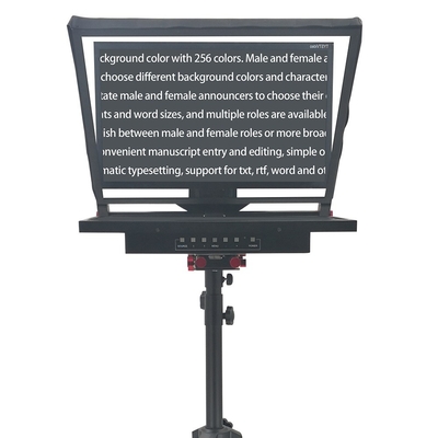 24 Zoll Single Screen Wireless Remoter Stativ Broadcasting Anchor Teleprompter für den Live-Stream