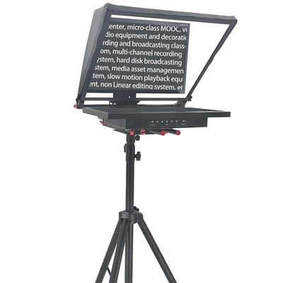 24 Zoll Single Screen Wireless Remoter Stativ Broadcasting Anchor Teleprompter für den Live-Stream