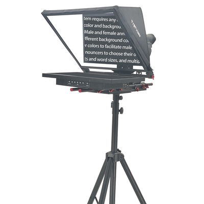 24 Zoll Single Screen Wireless Remoter Stativ Broadcasting Anchor Teleprompter für den Live-Stream