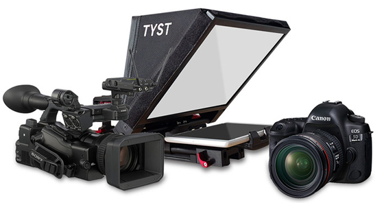 TY330 -Outlet 7-11&quot; Tablet DSLR Kamera Teleprompter für Interviews im Innen- und Außenbereich