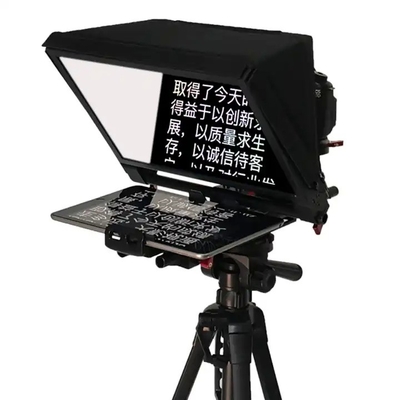 2 bis 20 Fuß Betriebsabstand Portable Teleprompter für Android oder iPad Broadcast