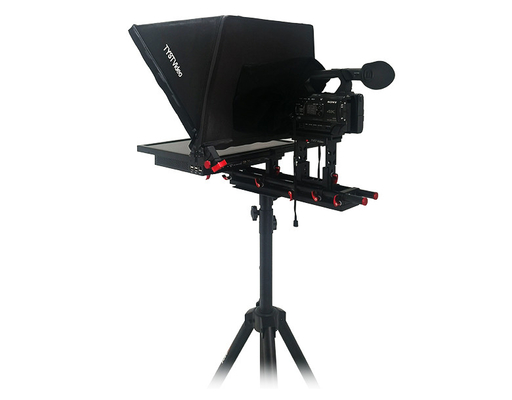 21 Zoll eingebauter Prompter-Monitor mit drahtloser Fernbedienung und gehärtetem Glas