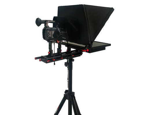 21 Zoll eingebauter Prompter-Monitor mit drahtloser Fernbedienung und gehärtetem Glas