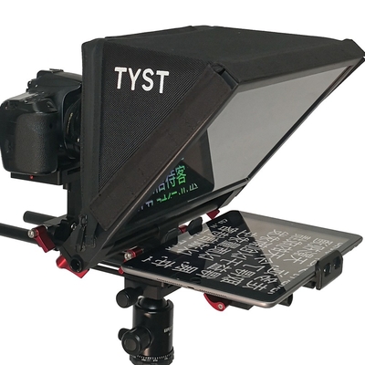 Live-Sport-Portable Interview Sprechtablet Teleprompter TS310 7-13 Zoll 1 Satz Kamera 2-20 Fuß Flight Case