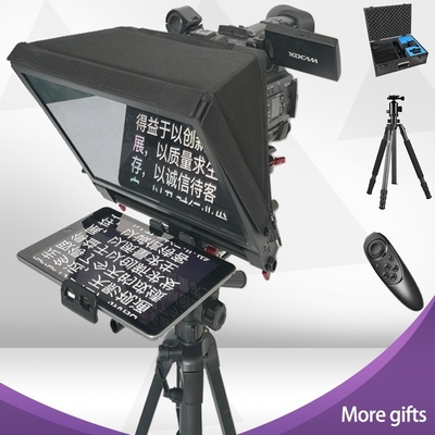 7-13 Zoll Tablet-Unterstützung TYSTVideo Teleprompter Kit mit Highlight Coating Screen