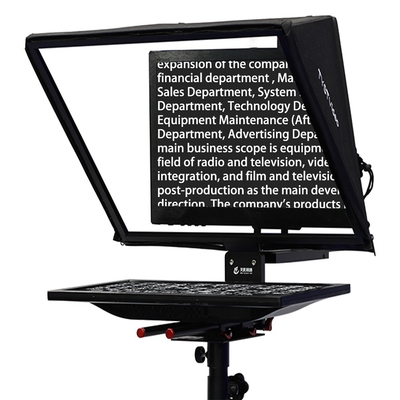 Text- und Bildkompatibel 24 Zoll Einzelbildschirm Teleprompter für die Studiopräsentation