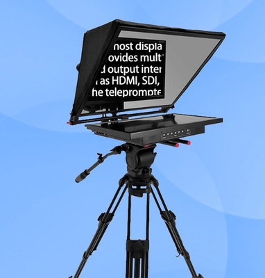 Text- und Bildkompatibel 24 Zoll Einzelbildschirm Teleprompter für die Studiopräsentation