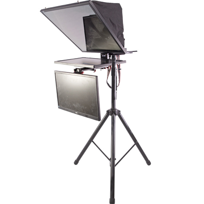 24 Zoll Flip Teleprompter für Studio Monitor mit hoher Lichtübertragung