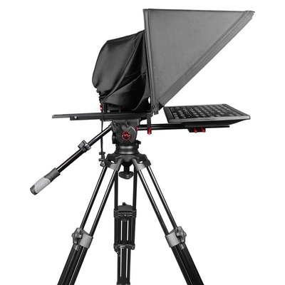 24-Zoll-Studio-Teleprompter mit 300 Nit-Helligkeit und 10-30 Fuß Betriebsabstand