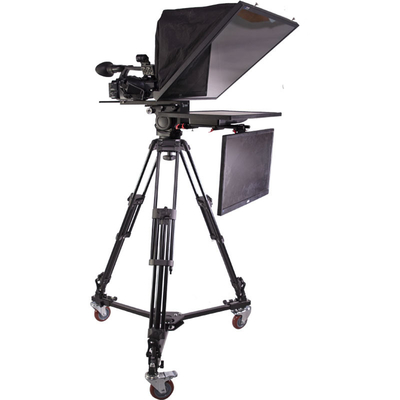 Live-Streaming mit 21 Zoll Portable Teleprompter und Stativ