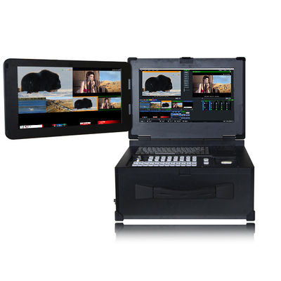 8K Pro Version Portable Live Broadcasting All-in-One-Maschine 2T ROM 12-Kanal-Eingebetteter Switcher