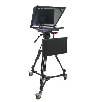 Selbstrecherken Dual Screen 24" Autocue Teleprompter für das Broadcasting Studio OEM/ODM unterstützt