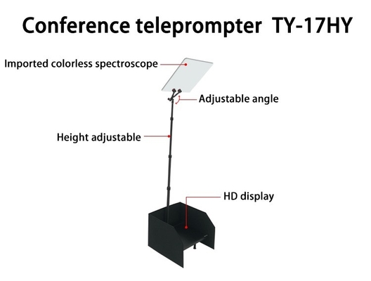 TYSTVideo unabhängiger Gastgeber SprachTeleprompter für 97% Lichtübertragung