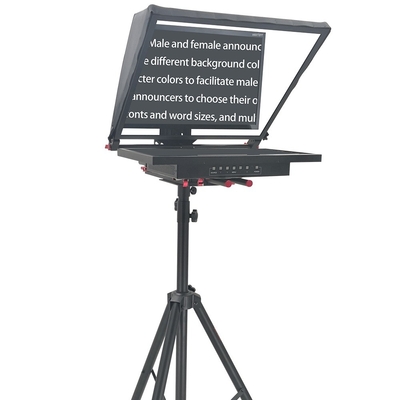24 Zoll Einzelbildschirm eingebauter Prompter-Auto-Spiegel für Teleprompter-Fernbedienung