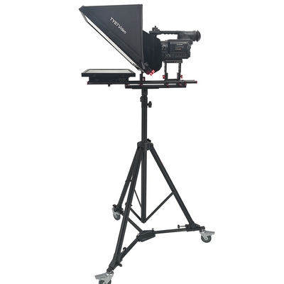 24 Zoll Einzelbildschirm eingebauter Prompter-Auto-Spiegel für Teleprompter-Fernbedienung