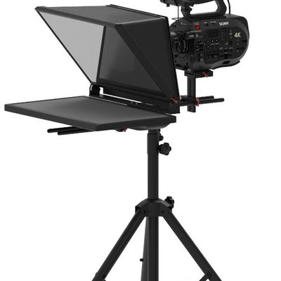 Professioneller 24 Zoll Teleprompter für Kamera DV 1920*1080P Auflösung Wireless Fernbedienung