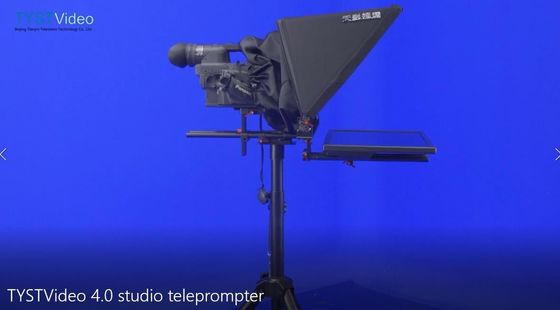 Professioneller 24 Zoll Teleprompter für Kamera DV 1920*1080P Auflösung Wireless Fernbedienung