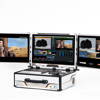 Live-Stream mit Vmix und 12-Kanal-Eingebetteter Switcher auf 17.3" Monitor Video Station