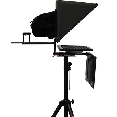 Englischer Aluminium-Portable Flight Case Teleprompter für Tablets 20 Zoll Monitor