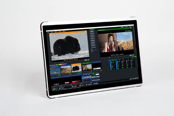 17.3 Zoll vMix Software Drei Bildschirm All-in-One-Maschine für mehrere Streaming-Plattformen