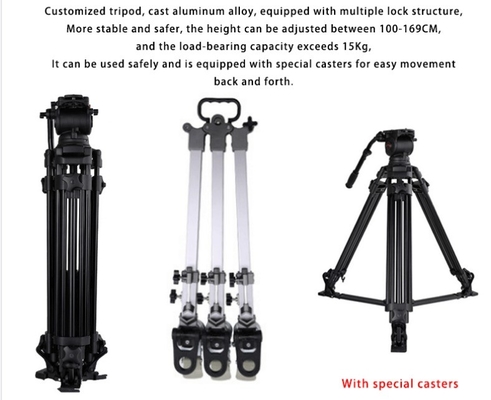 22 Zoll Sprech-Studio Teleprompter mit Caster Stativ von TYSTVideo