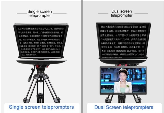 22 Zoll Sprech-Studio Teleprompter mit Caster Stativ von TYSTVideo