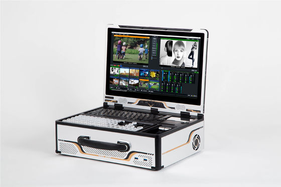 12 Kanal-Eingebundener Switcher TYSTVideo Mobile Live Broadcasting-Ausrüstung mit 16G RAM