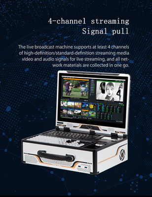 16G RAM 17,3 Zoll Live-Streaming-System mit Audio- und Radio-Advanced-Technologie