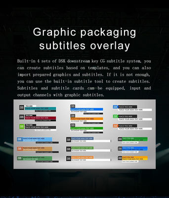 Live Stream Broadcast Switch All-in-One 17.3 Monitor Portable Video Station mit 1T ROM