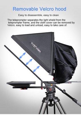 22 Zoll TYSTVideo Professionelle tragbare Fernseher Live-Stream Prompter Studio Teleprompter Video-Shoot