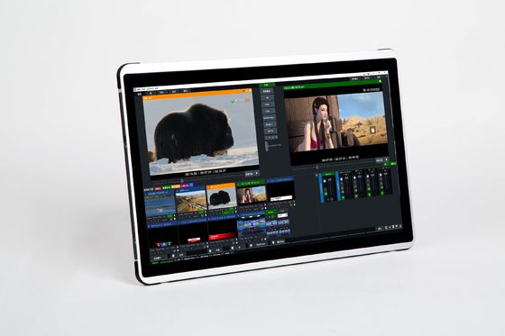 17.3" Monitor All-in-One L100S3 tragbare Videostation mit eingebautem 12-Kanal-Switcher