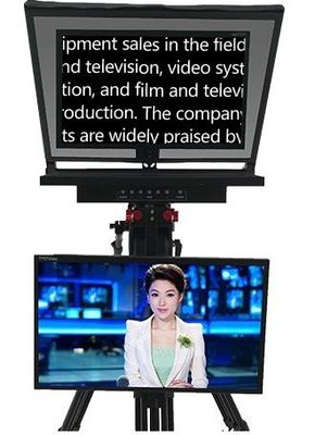 Studio Broadcast Teleprompter mit Selbsttestmonitor Helligkeit des Monitors 300 nit