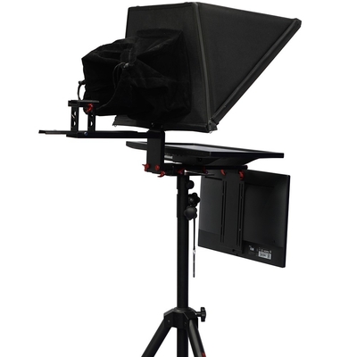 TS2200 22 Zoll Dual-Screen-Sprach- und Rundfunkstudio-Teleprompter für Laptop