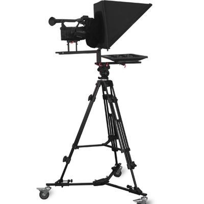 TYSTvideo 24 Zoll hohe Helligkeit Autocue Kamera Teleprompter für Black News Broadcasting