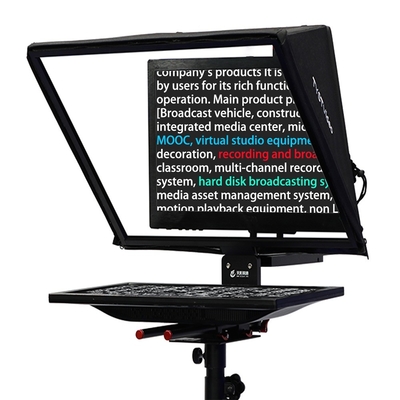 Private Form Ja 20 Zoll Einbildschirm gehärteter Prompter Glas Studio Teleprompter