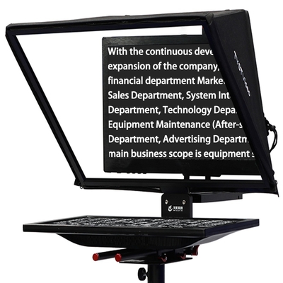 Private Form Ja 20 Zoll Einbildschirm gehärteter Prompter Glas Studio Teleprompter
