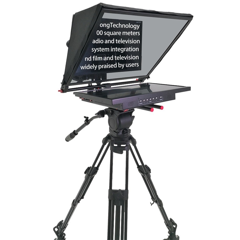 Text- und Bildkompatibel 24 Zoll Einzelbildschirm Teleprompter für die Studiopräsentation