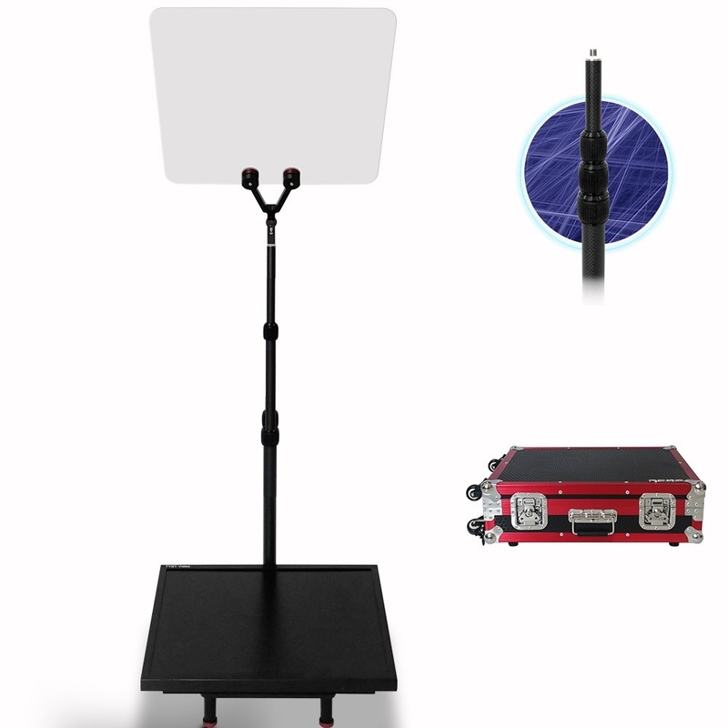 17 Zoll Teleprompter für TV-Videokonferenzen und Live-Events 97% Lichtübertragung
